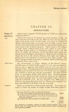 Chapter IV. Agriculture