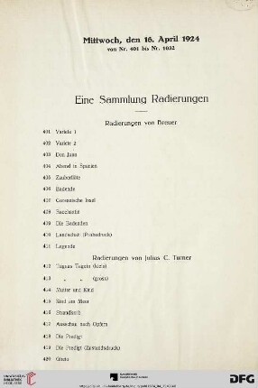 Mittwoch (Nr. 401-1032)