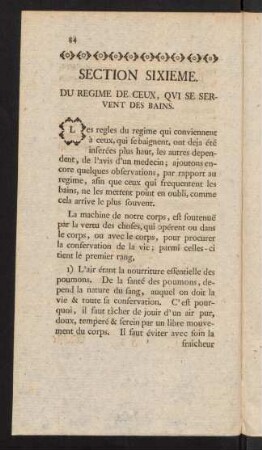 84-93, Section Sixieme / Sechste Abtheilung