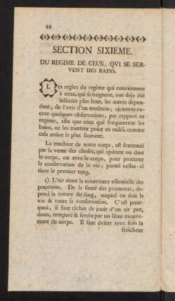 84-93, Section Sixieme / Sechste Abtheilung