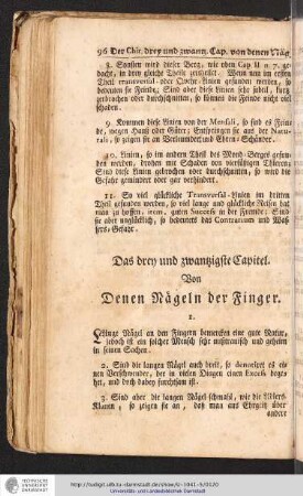 Von denen Nägeln der Finger