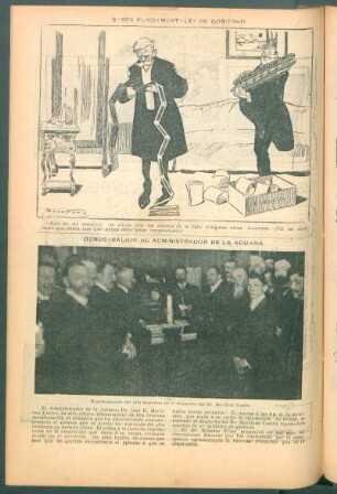 Demostración al Administrador de la Aduana