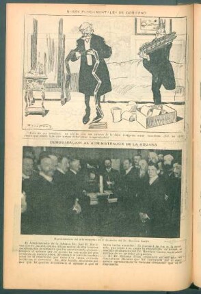 Demostración al Administrador de la Aduana