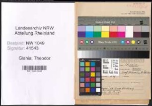 Entnazifizierung Theodor Glania , geb. 07.11.1894 (Lehrer)