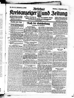 Iserlohner Kreisanzeiger und Zeitung. 1898-1949