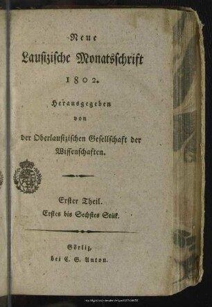 1802,1/6: Neue lausizische Monatsschrift