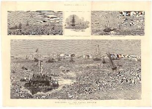 Sketches at the Naval Review: The Germany Squadron off Osborne.- The "Valorous" at Osborne, Manning Yards and Saluting.- The Fleet Saluting the Royal Yachts.- The Royal Yachts passing throught the Lines