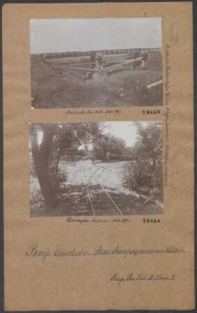 Brücke bei km 15,55. (Feldbahn Baldershofen-Weiher-Orhofen-Badenhofen-Schollhofen; Niedbahn)