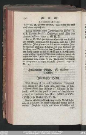 Irländische Bibel.