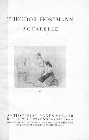 Theodor Hosemann: Aquarelle