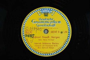 Morgen / [Musik:] Richard Strauß. [Text:] (John Henry Mackay)