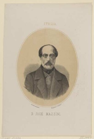 Bildnis des Josè Mazzini