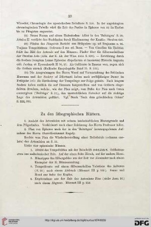Zu den lithographischen Blättern