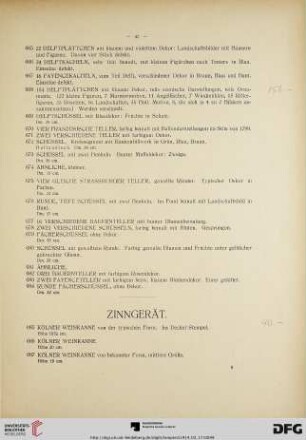 Zinngerät (Nr. 685-783)
