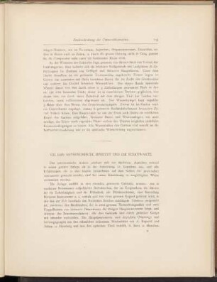 VIII. Das astronomische Institut und die Sternwarte.