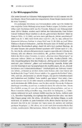 6 Zur Wirkungsgeschichte