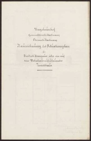 Benignus, Friedrich, Gutsbesitzer Ausbau des Dachstocks