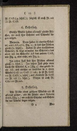 6. Lehrsatz.