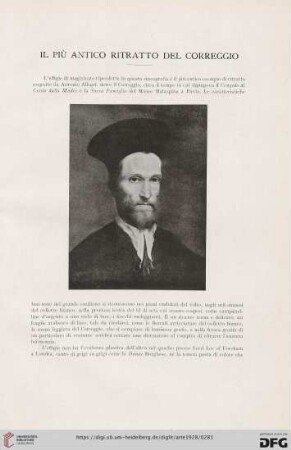 31: Il più antico ritratto del Correggio