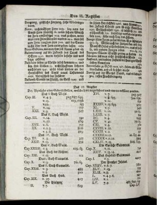 Das III. Register. Der Sprüche oder Schriftstellen, welche hier angeführet und etwas erkläret werden.