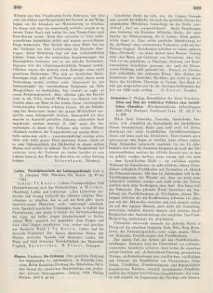 310-311 [Rezension] Hofmeister, Philipp, Mitra und Stab der wirklichen Prälaten ohne bischöflichen Charakter