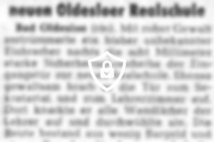 Einbrecher wütete in der neuen Oldesloer Realschule