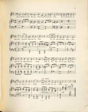Drei Lieder : für eine Singstimme mit Pianoforte Begleitung