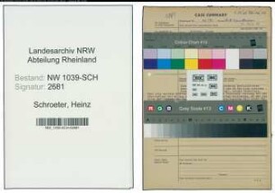 Entnazifizierung Heinz Schroeter , geb. 02.08.1899 (Kaufmann)