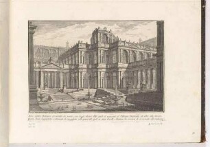 Foro antico Romano (Antikes römisches Forum), aus der Folge "Prima Parte di Architetture e Prospettive"