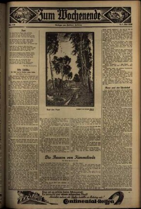 Zweite Ausgabe vom Sonntag, den 07. Juni 1936.