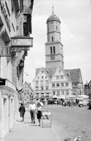Biberach: Marktplatz mit Pfarrkirche