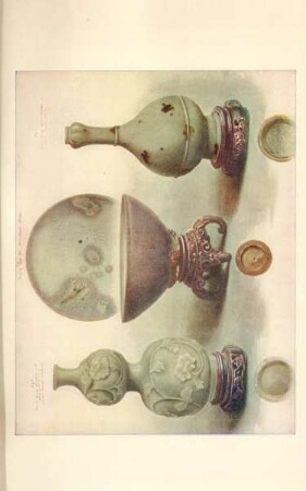 Early Ming spotted céladon ... Bowl of Yuam-Tsii ... Early Ming céladon with peony scroll in relief