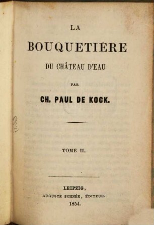La bouquetière du chateau d'eau, 2