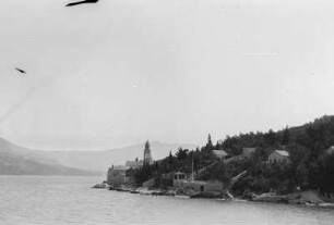Franziskanerkloster in Korcula : Blick auf ein Franziskanerkloster auf der Insel Badija nahe Kor?ula.
