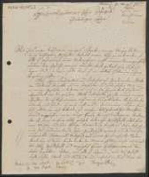 Brief von Johann Leibitzer an Kirchbauer