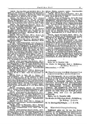 Anerkennung von Schlußzeugnissen außerpreußischer Frauenschulen : [Amtlicher Teil]