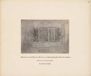 Akademie der bildenden Künste und Hochschule für Musik, Berlin 1. Entwurf: Lageplan, Maßstabsleiste