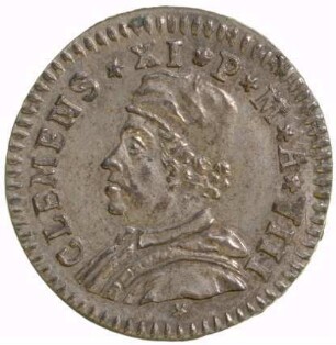 Münze, 2 Baiocchi, 1708
