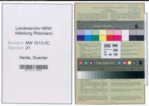 Entnazifizierung Guenter Henle , geb. 03.02.1899 (Kaufmann)