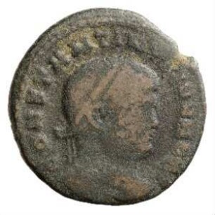 Münze, Follis, Aes 3, 323 - 324 n. Chr.