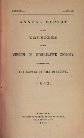 Annual report, 1863 (1864)