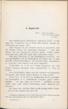 3. Objektivität.