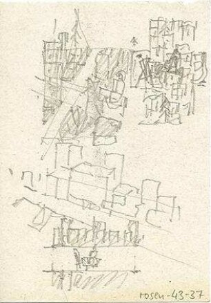 Rosenbauer, Gregor; Landschaften - Urbane Gebäudeszenen mit Figuren (Ansicht, Vogelperspektive)
