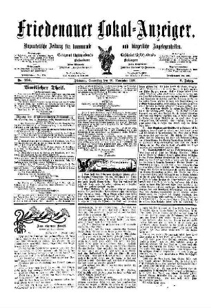 Nr. 256, 30.11.1899