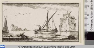 Seelandschaft mit Fischerboot