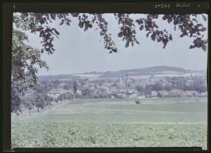 Pulsnitz. Blick vom Eierberg auf Pulsnitz