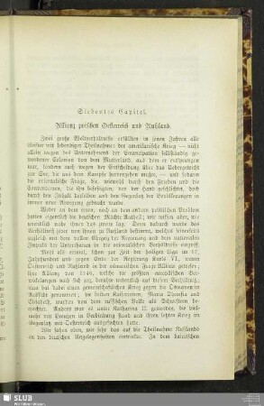Siebentes Capitel. Allianz zwischen Oesterreich und Rußland