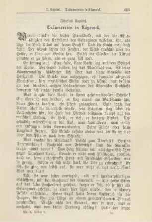 Fünftes Kapitel. Träumereien in Köpenick