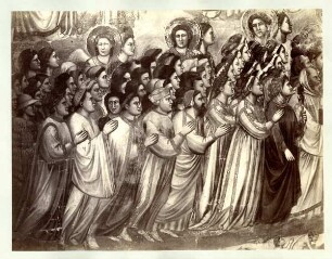Padua, Scrovegni-Kapelle,Giotto, Weltgericht (Padua, Scrovegni) : Gerettete linke Bildhälfte (Detail)