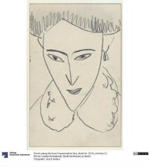 Frauenkopf en face